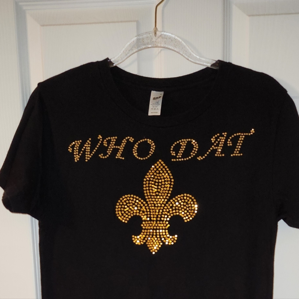 WHO DAT fans tee